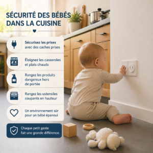 Comment sécuriser la cuisine pour bébé — 12 gestes essentiels